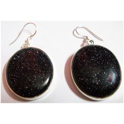 Natural Semi Precious Oval .925 Sterling Silver Pendant