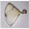 Image 1 : Natural Semi Precious Pear Cut .925 Sterling Pendant