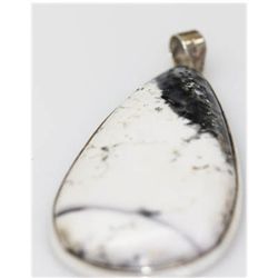 Natural 15.78 Ctw Semi-Precious Pendant .925 Sterling