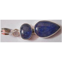 Natural 22.50 ctw Tanzanite Pendant 925 Sterling