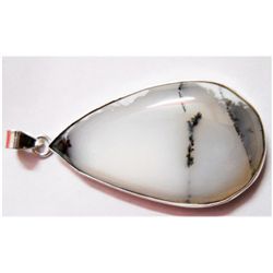 Natural 11.69g Semi Precious .925 Sterling Pendant