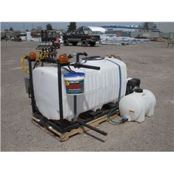 American Cleanway Skid Mount 300-Gallon Poly Spray Tank