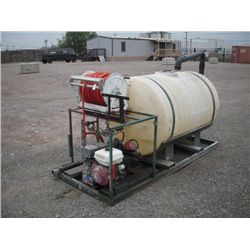 Skid Mount Poly Spray Tank