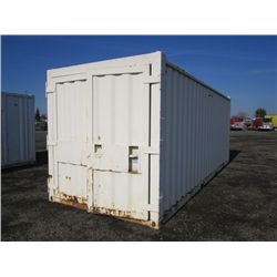 Storage Container w/ Wood Decking