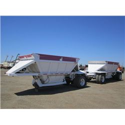 1987 Gallaty T/A Bottom Dump Pull Trailer