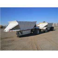 2000 Allco BD-48 T/A Bottom Dump Pull Trailer