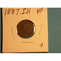 1887 INDIAN HEAD CENT
