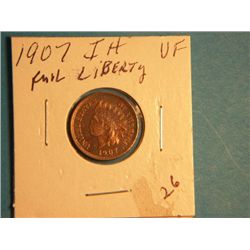 1907 INDIAN HEAD CENT