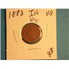 Image 1 : 1883 INDIAN HEAD CENT