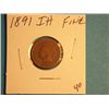 Image 1 : 1891 INDIAN HEAD CENT