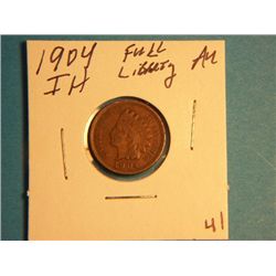 1904 INDIAN HEAD CENT