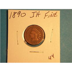 1890 INDIAN HEAD CENT