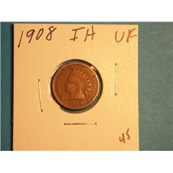 1908 INDIAN HEAD CENT