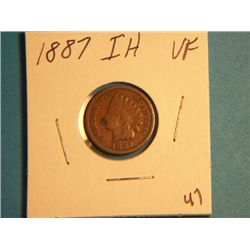 1887 INDIAN HEAD CENT