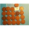 Image 1 : (20)INDIAN HEAD CENT