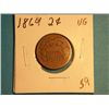 Image 1 : 1864 2 CENT COPPER