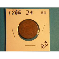 1866 2 CENT COPPER
