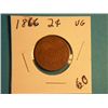 Image 1 : 1866 2 CENT COPPER