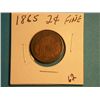 Image 1 : 1865 2 CENT COPPER