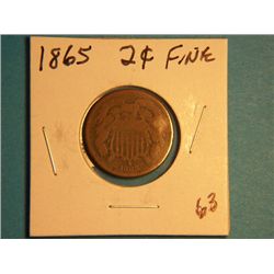 1865 2 CENT COPPER