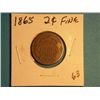 Image 1 : 1865 2 CENT COPPER