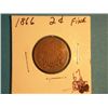 Image 1 : 1866 2 CENT COPPER