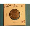 Image 1 : 1864 2 CENT COPPER