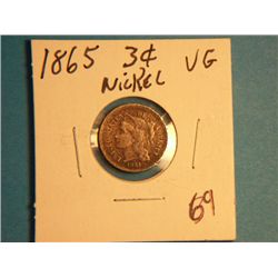 1865 3 CENT NICKEL