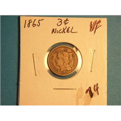 1865 3 CENT NICKEL