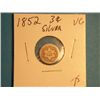 Image 1 : 1852 3 CENT SILVER