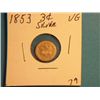 Image 1 : 1853 3 CENT SILVER