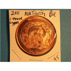 2011 1 OUNCE COPPER