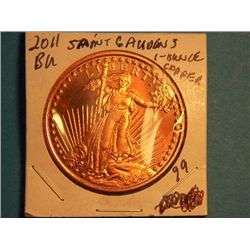 2011 1 OUNCE COPPER