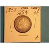 Image 1 : 1857 SITTING LIBERTY QUARTER