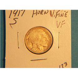 1917 S BUFFALO NICKEL