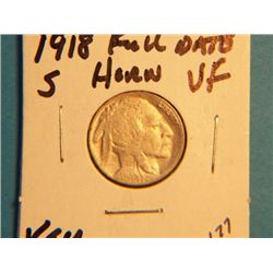 1918 S BUFFALO NICKEL