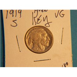 1919 S BUFFALO NICKEL