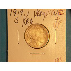 1919 S BUFFALO NICKEL