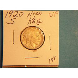 1920 S BUFFALO NICKEL
