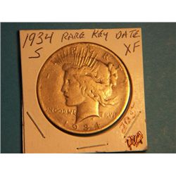 1934 S PEACE DOLLAR