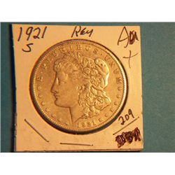 1921 S MORGAN DOLLAR