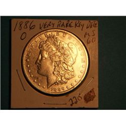 1886 O MORGAN DOLLAR