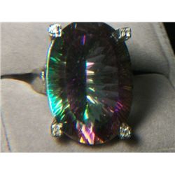 MYSTIC TOPAZ RING SIZE 8