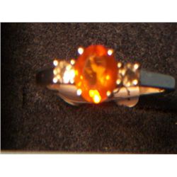 MEXICAN FIRE OPAL RING SIZE 8