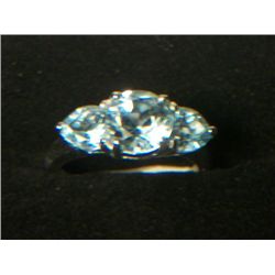 SKY BLUE TOPAZ RING SIZE 8