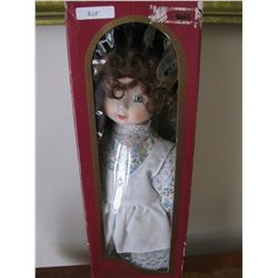Collectible Porcelain Doll in Original Box