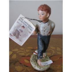 Norman Rockwell Figurine; "The Saturday Evening Post"