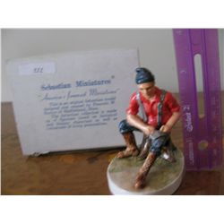 Signed Sebastian Figurine "Lumber Jack"