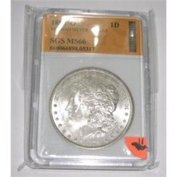 1898-O Morgan Silver Dollar *RARE MS-66 CERTIFIED BY SGS* Serial #660066898.05317!!