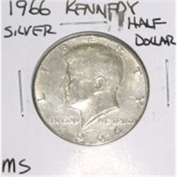 1966 Kennedy Silver Half Dollar *RARE MS HIGH GRADE - NICE COIN*!!